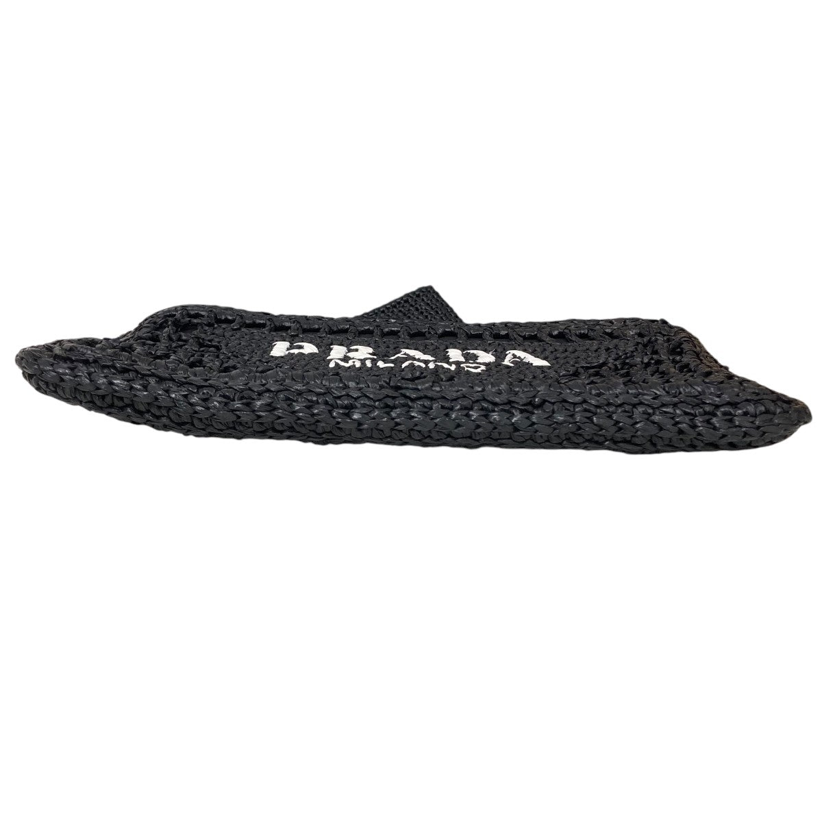 PRADA raffia envelopeラフィアハンドバッグ 古着・中古-3枚目のアイテム画像