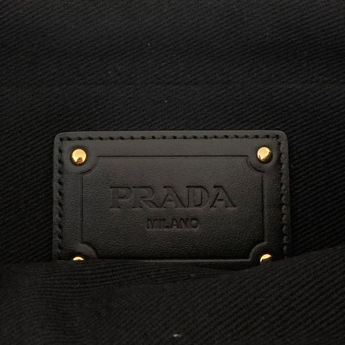 PRADA raffia envelopeラフィアハンドバッグ 古着・中古-6枚目のアイテム画像