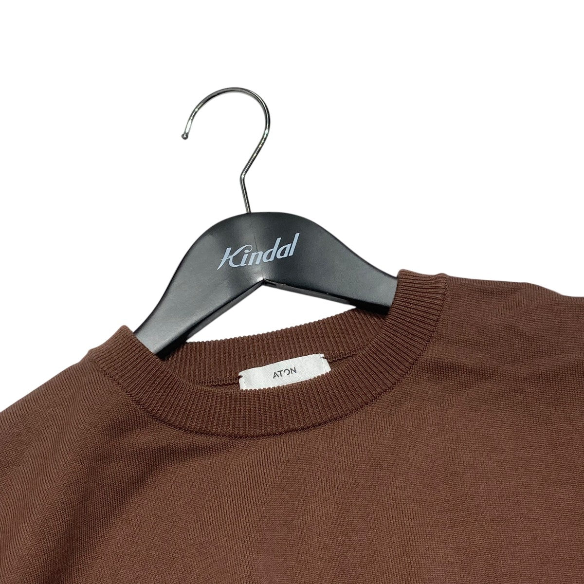 ATON(エイトン) NATURAL DYE HALF SLEEVE SWEATER半袖Tシャツ ATON(エイトン) NATURAL DYE HALF SLEEVE SWEATER半袖Tシャツ