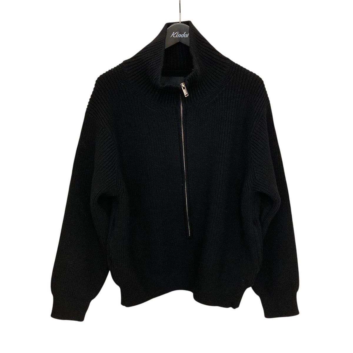 YOKE(ヨーク) 24AW24AW3 4 FRONT ZIP HIGHNECK RIB SWEATER