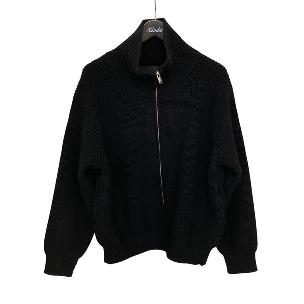 YOKE(ヨーク) 24AW24AW3 4 FRONT ZIP HIGHNECK RIB SWEATERジップ