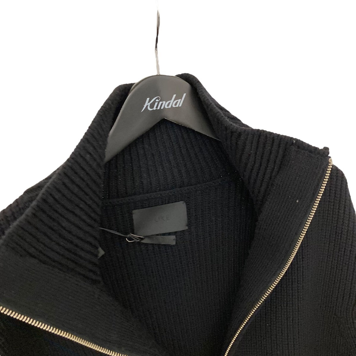 YOKE(ヨーク) 24AW24AW3 4 FRONT ZIP HIGHNECK RIB SWEATERジップ