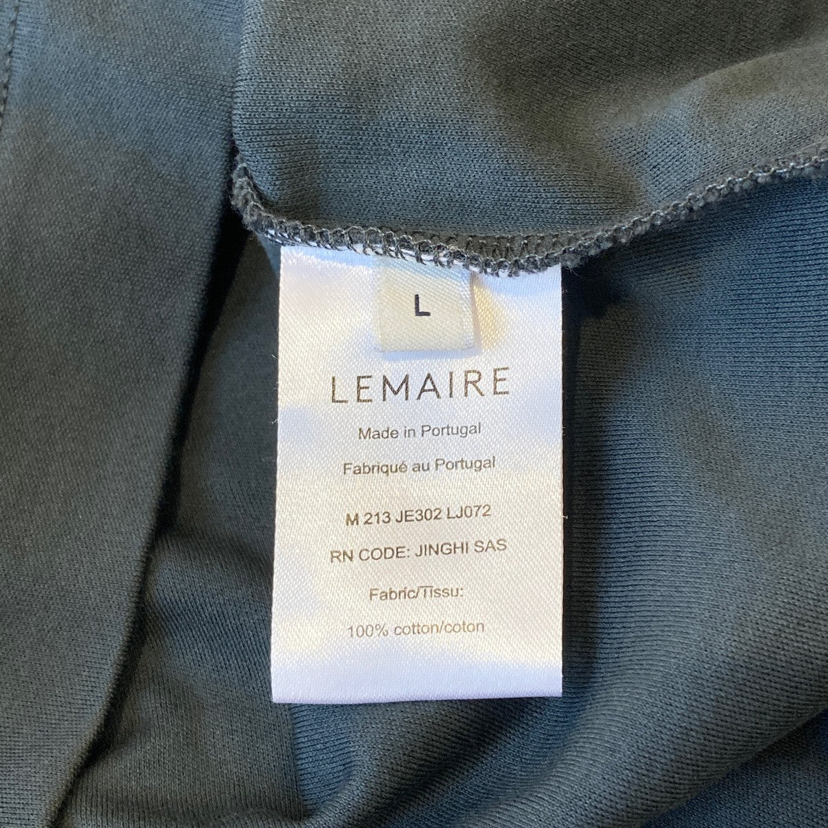 LEMAIRE(ルメール) タートルネックカットソーM213 JE302 LJ072