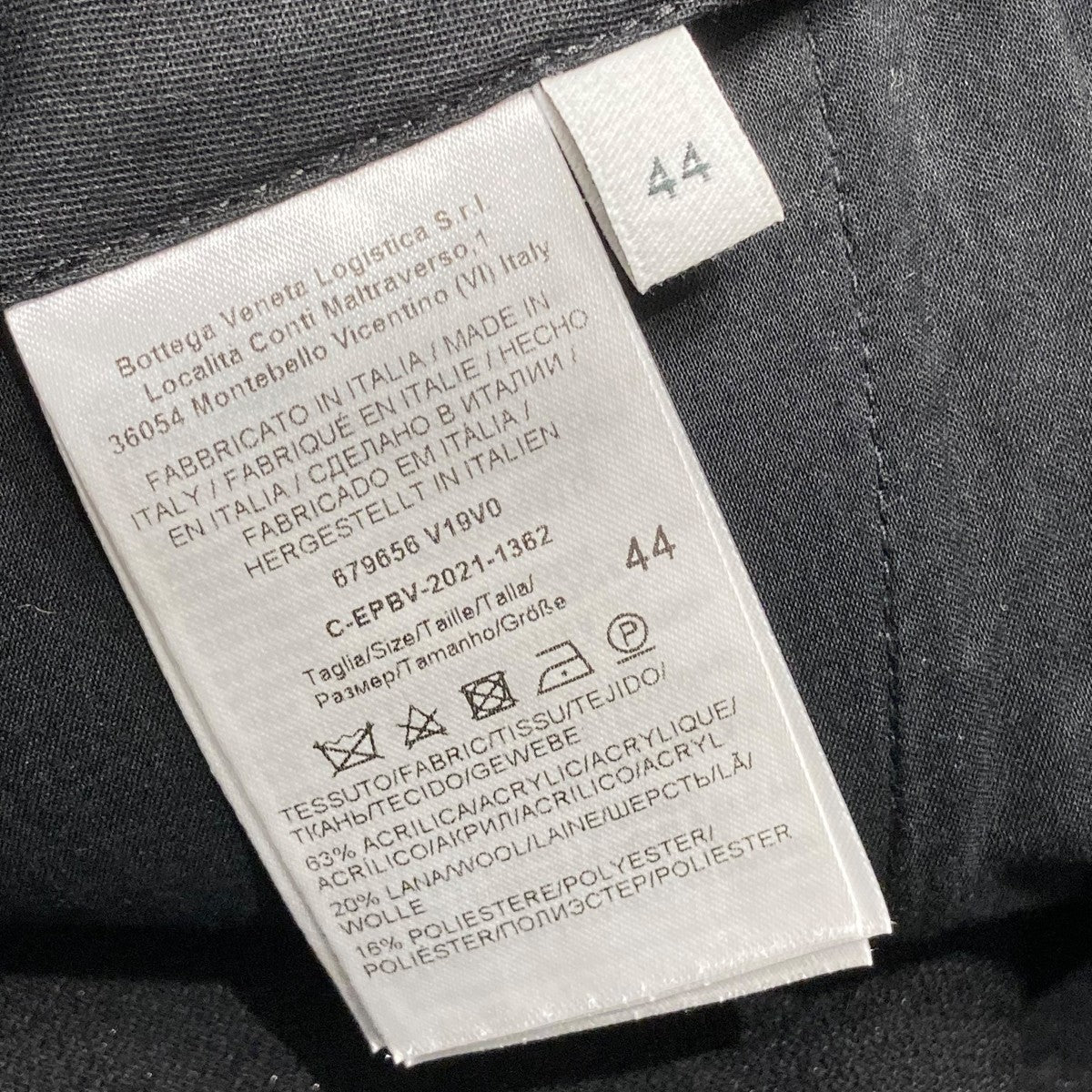 BOTTEGA VENETA 19AW ダニエル期 ウールスラックス BOTTEGA VENETA 19AW ダニエル期 ウールスラックス