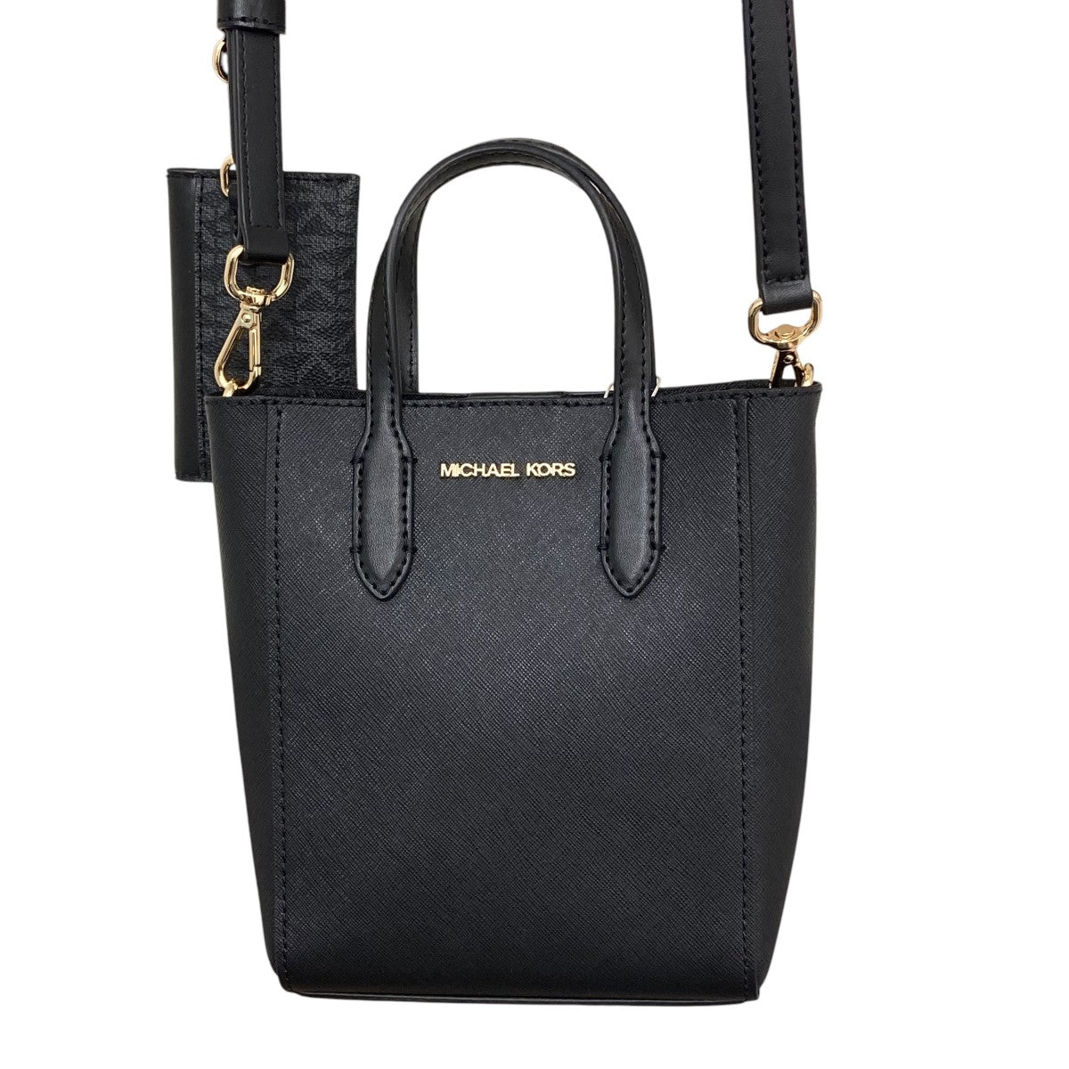 ★値下げ中★【新品】MICHAEL KORSレザーショルダートートブラック MICHAEL KORS（マイケルコース） 特価 バッグ レディース トートバッグ