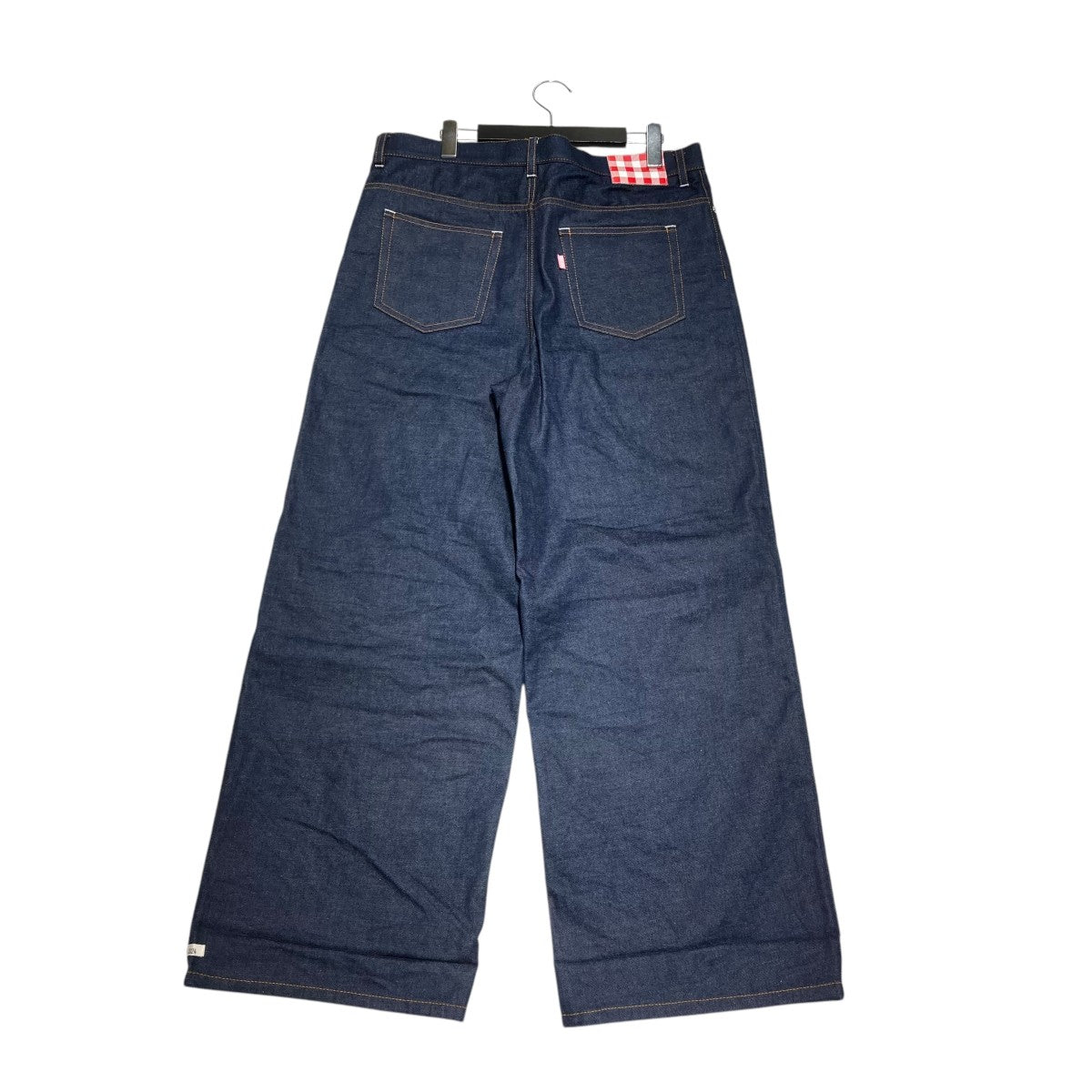 パンツ TSTS 2 GINGHAM LINING DENIM TROUSERS TSTS 2 GINGHAM LINING DENIM TROUSERS INDIGO BLUE - Mens