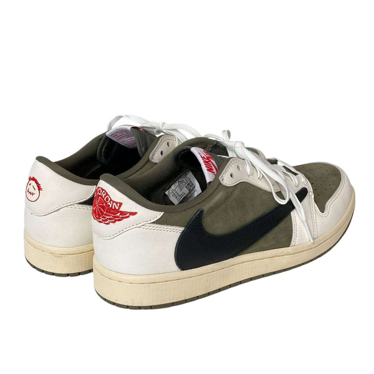 NIKE×TRAVIS SCOTT Air Jordan 1 Low OG SP Reverse OliveローカットスニーカーDM7866-200 古着・中古-2枚目のアイテム画像