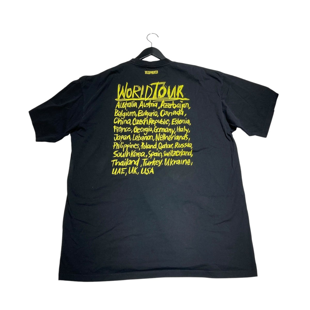 VETEMENTS - VETEMENTS ヴェトモン Tシャツ・カットソー M 黒