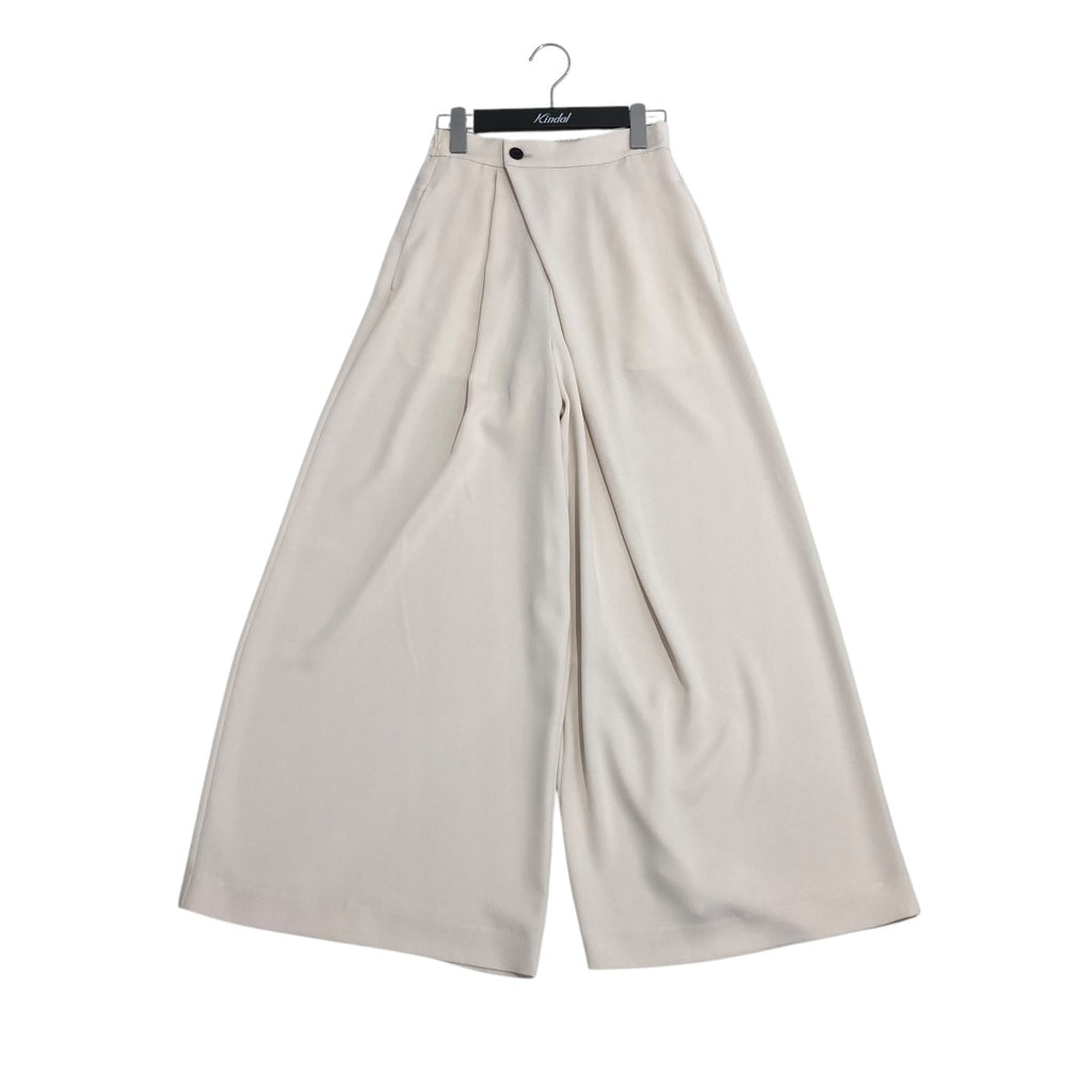 HYKE(ハイク) SATIN WIDE LEG PANTSワイドパンツ241-13270 241-13270  