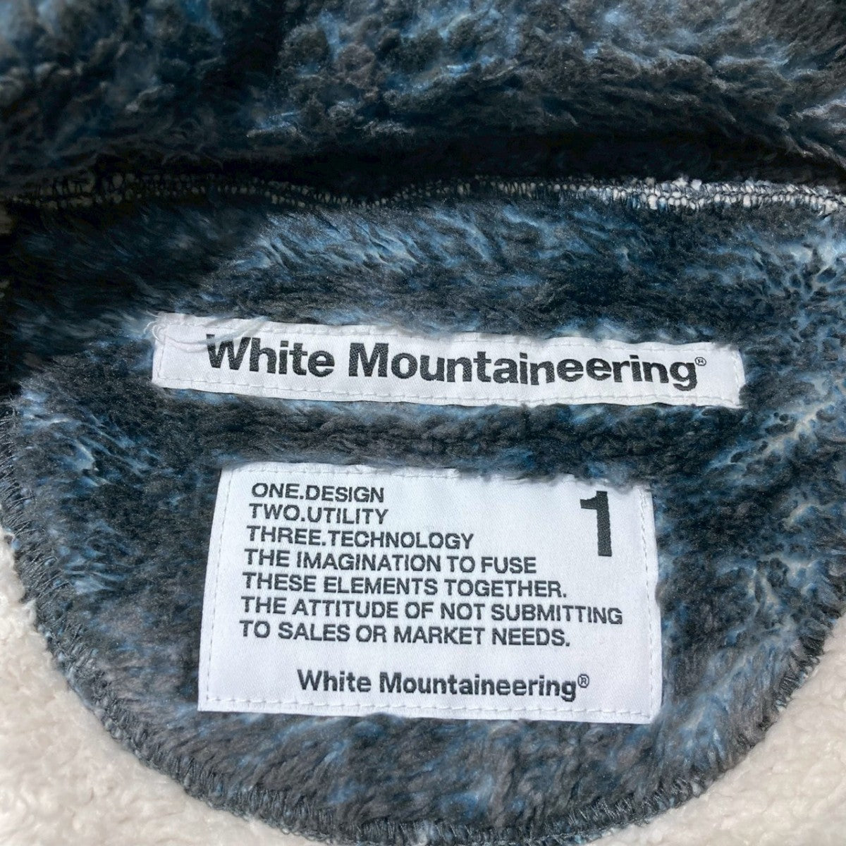 ABSTRUCT PATTERN FLEECE PULLOVERフリースジャケットWM2373520