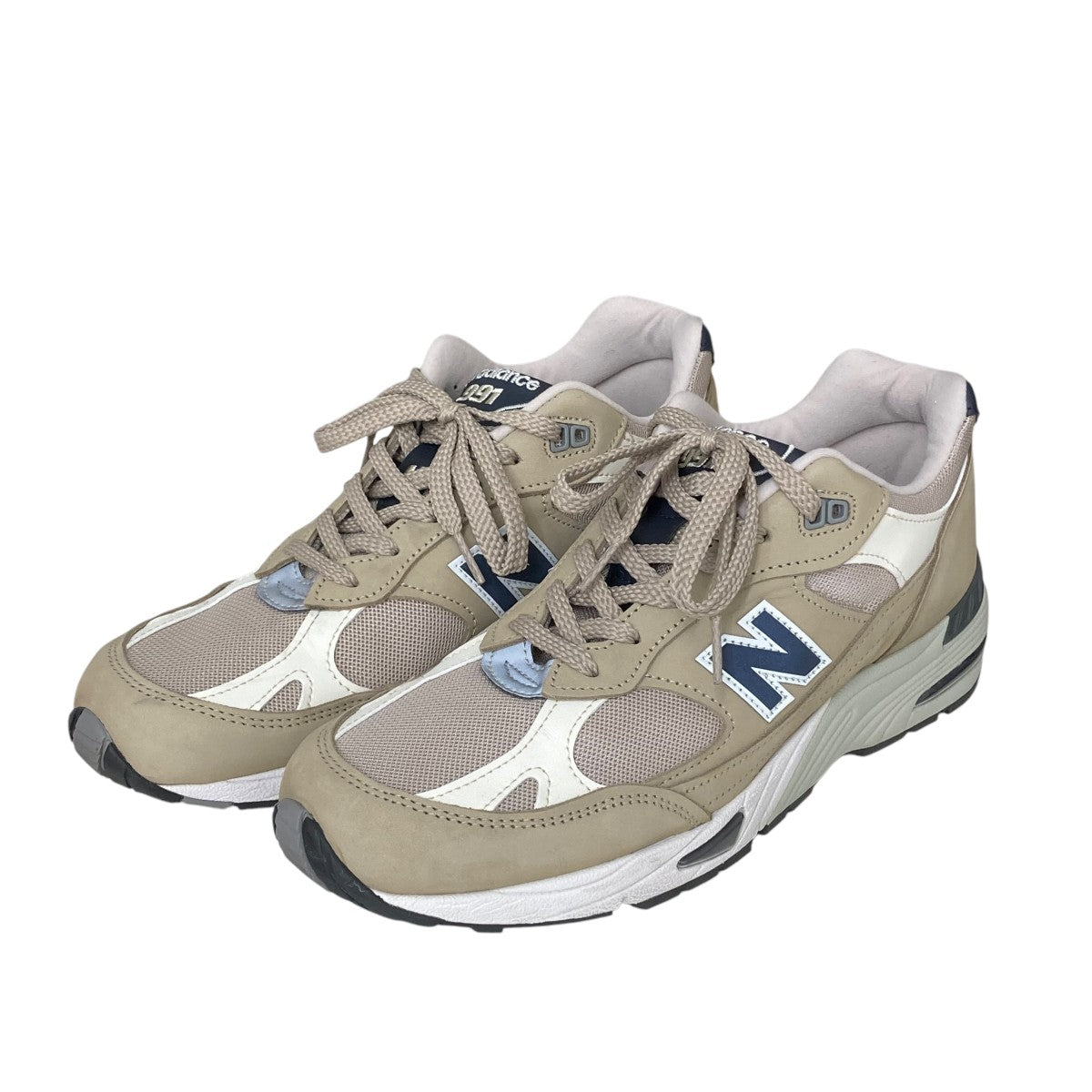 NEW BALANCE 991 Brown RiceスニーカーM991BTN 古着・中古-1枚目のアイテム画像