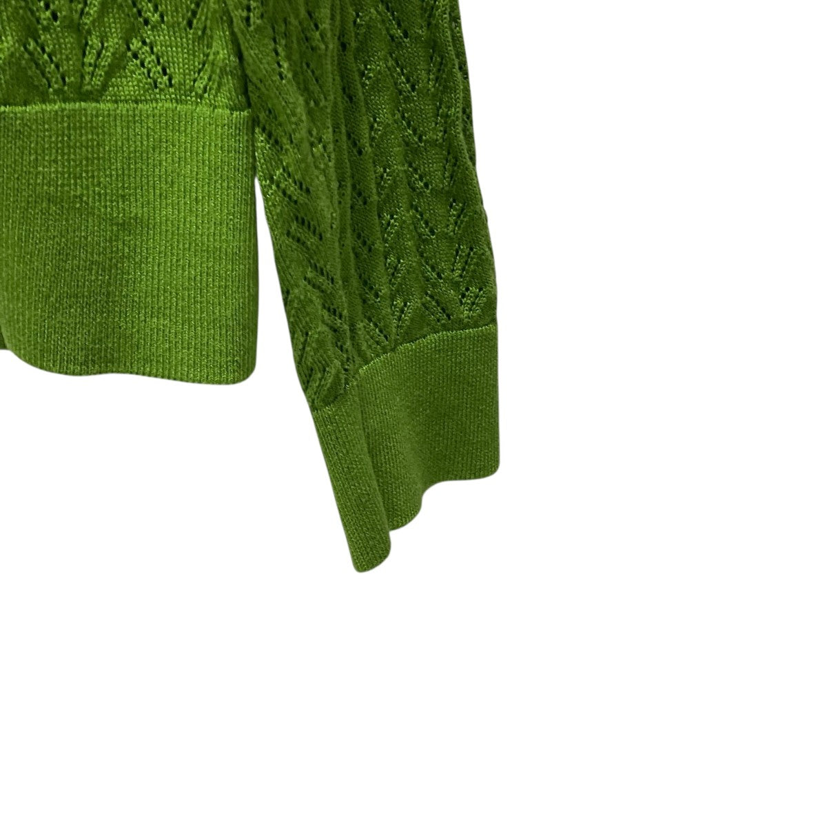 ALLEGE Open Work Cardigan アレッジ　カーディガン　ポロ ALLEGE（アレッジ）の「ALLEGE Open Work Cardigan