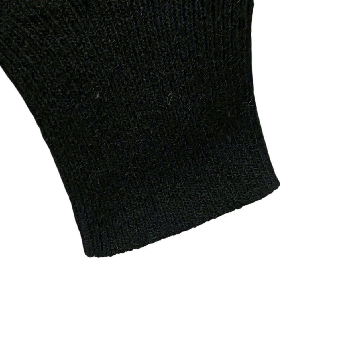 Hard twisted Shetland wool type C-2 Knit Blousonジップアップニット1243008