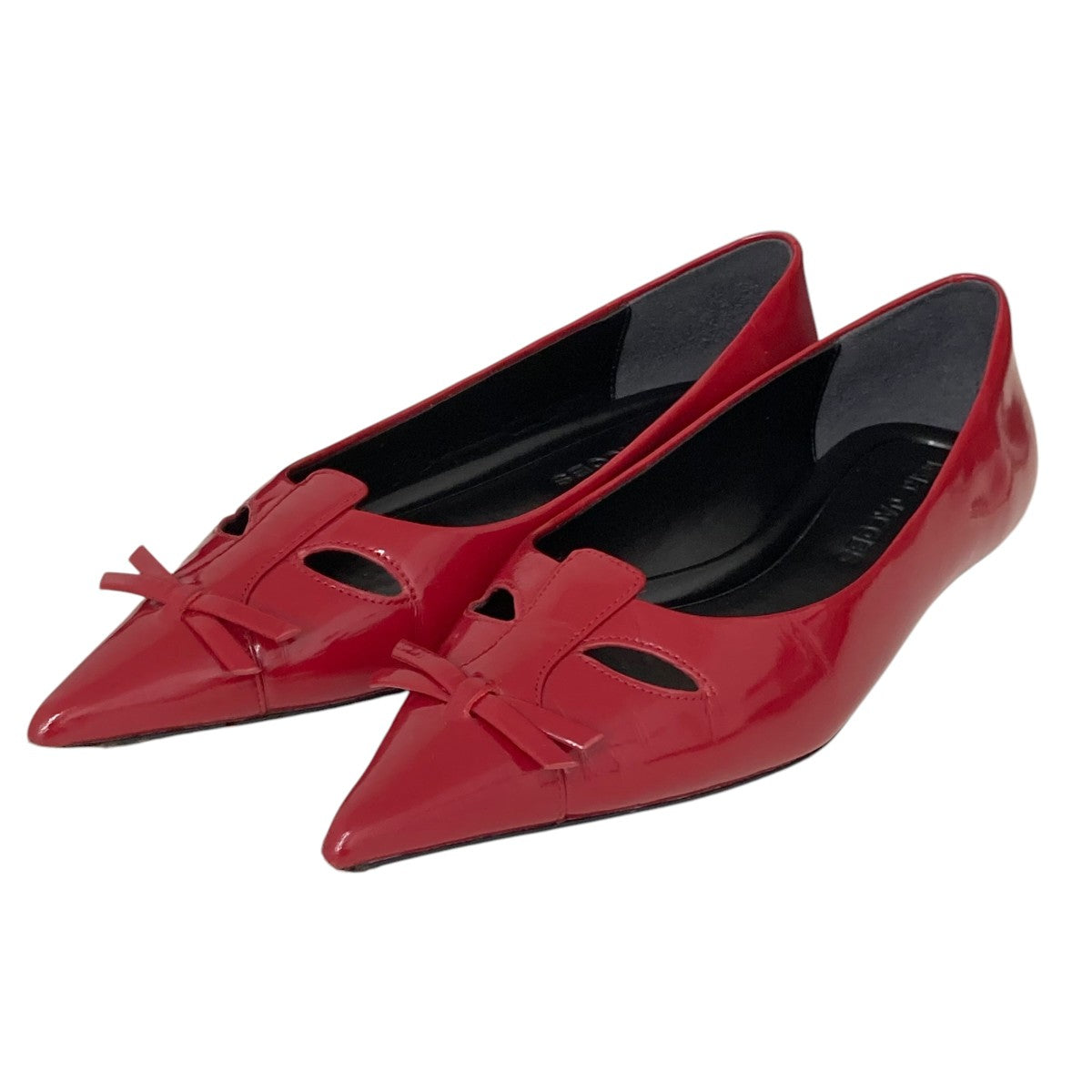 MARC JACOBS レッドバレリーナシューズ MARC JACOBS(マークジェイコブス) ザ レザー キャット