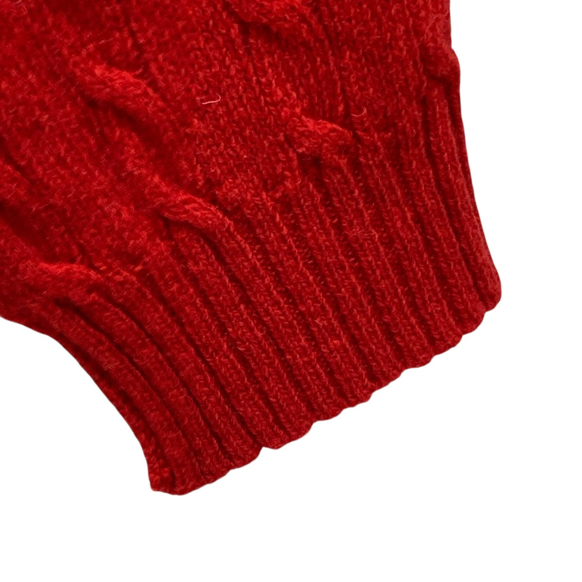 19AWPRINTED ARAN KNIT SWEATERクルーネックニット