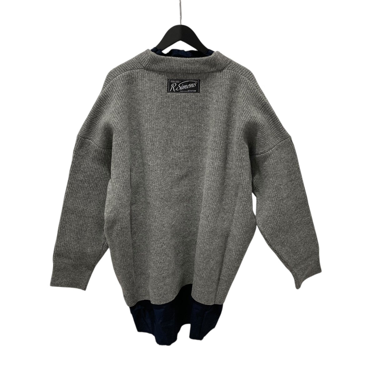 Raf Simons ダークグレー カーディガン サイズ44 Raf Simons ダークグレー カーディガン サイズ44