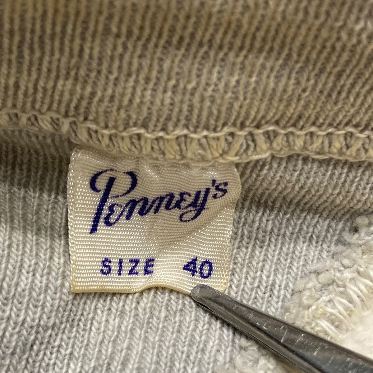 USED 40S PENNEY‘S DOUBLE SWEAT SHIRTプルオーバースウェット 古着・中古-8枚目のアイテム画像