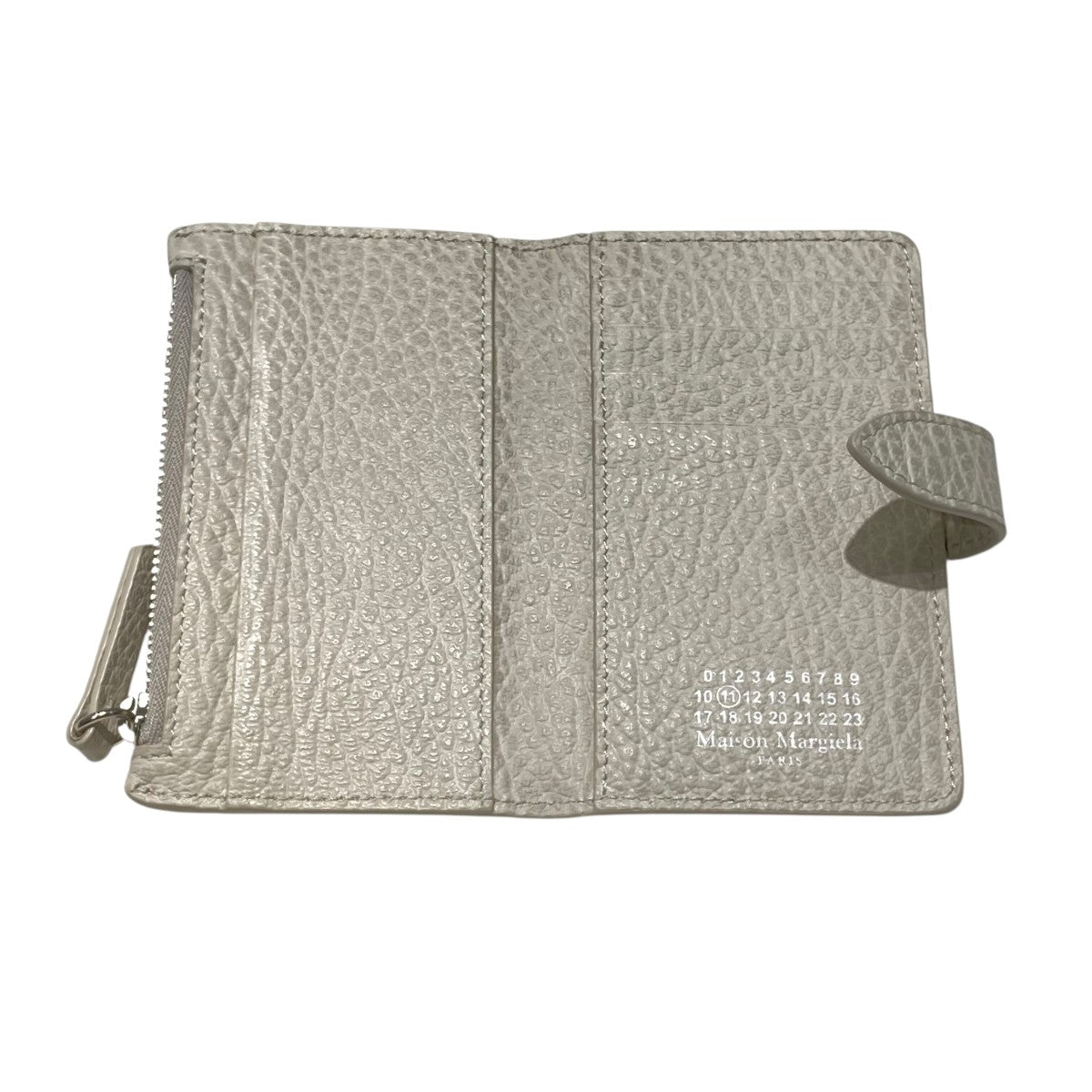 Maison Margiela(メゾンマルジェラ) グレインレザーカード＆コインケースミニウォレットsa1vx0019 sa1vx0019  ホワイト｜【公式】カインドオルオンライン ブランド古着・中古通販【kindal】