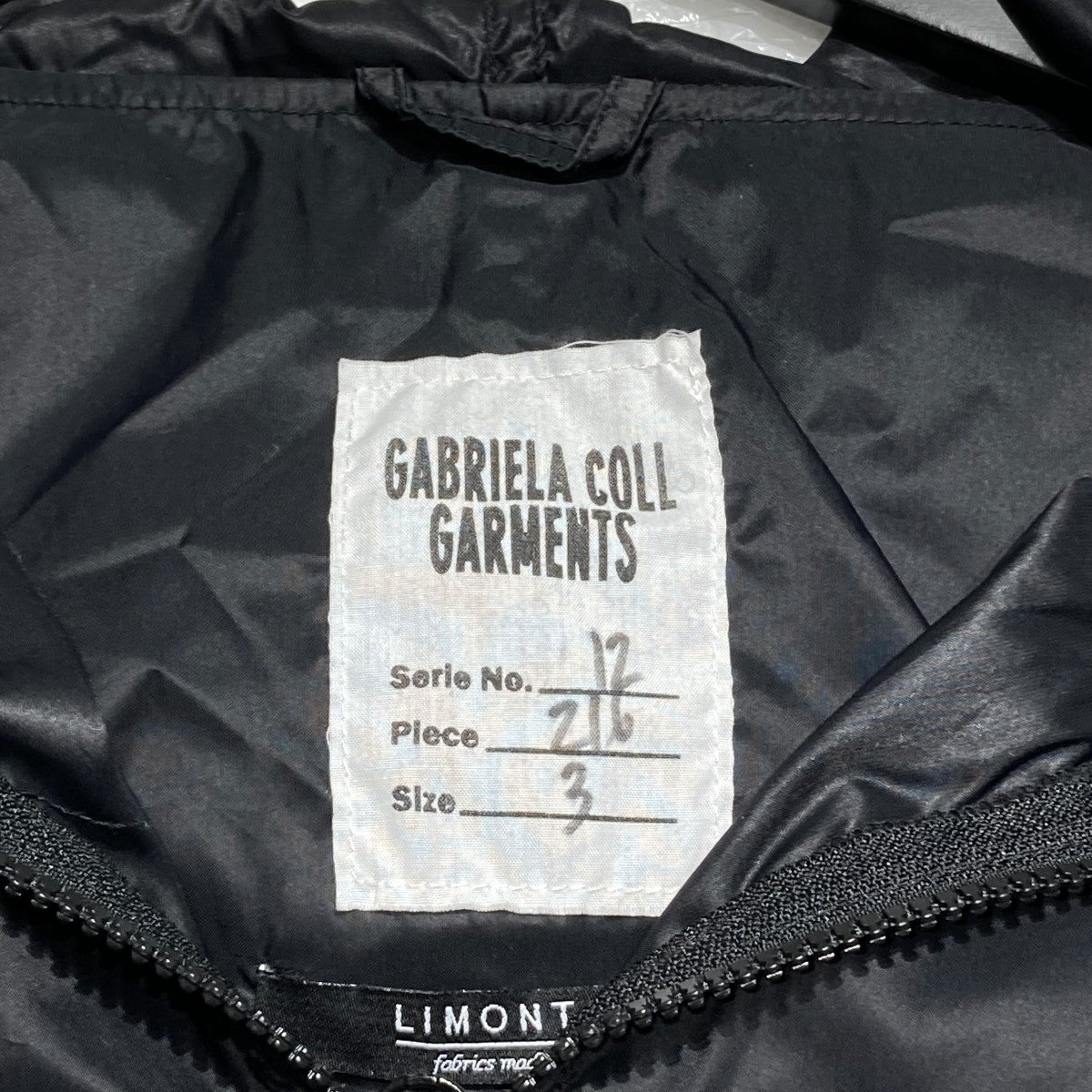 カブリエル ジャケット LIMONTA ZIPPER JACKET 24AW