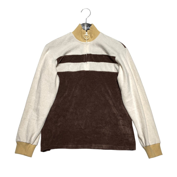 FUMIKA UCHIDA(フミカウチダ) Pile Switching Half-Zip Long Sleeve