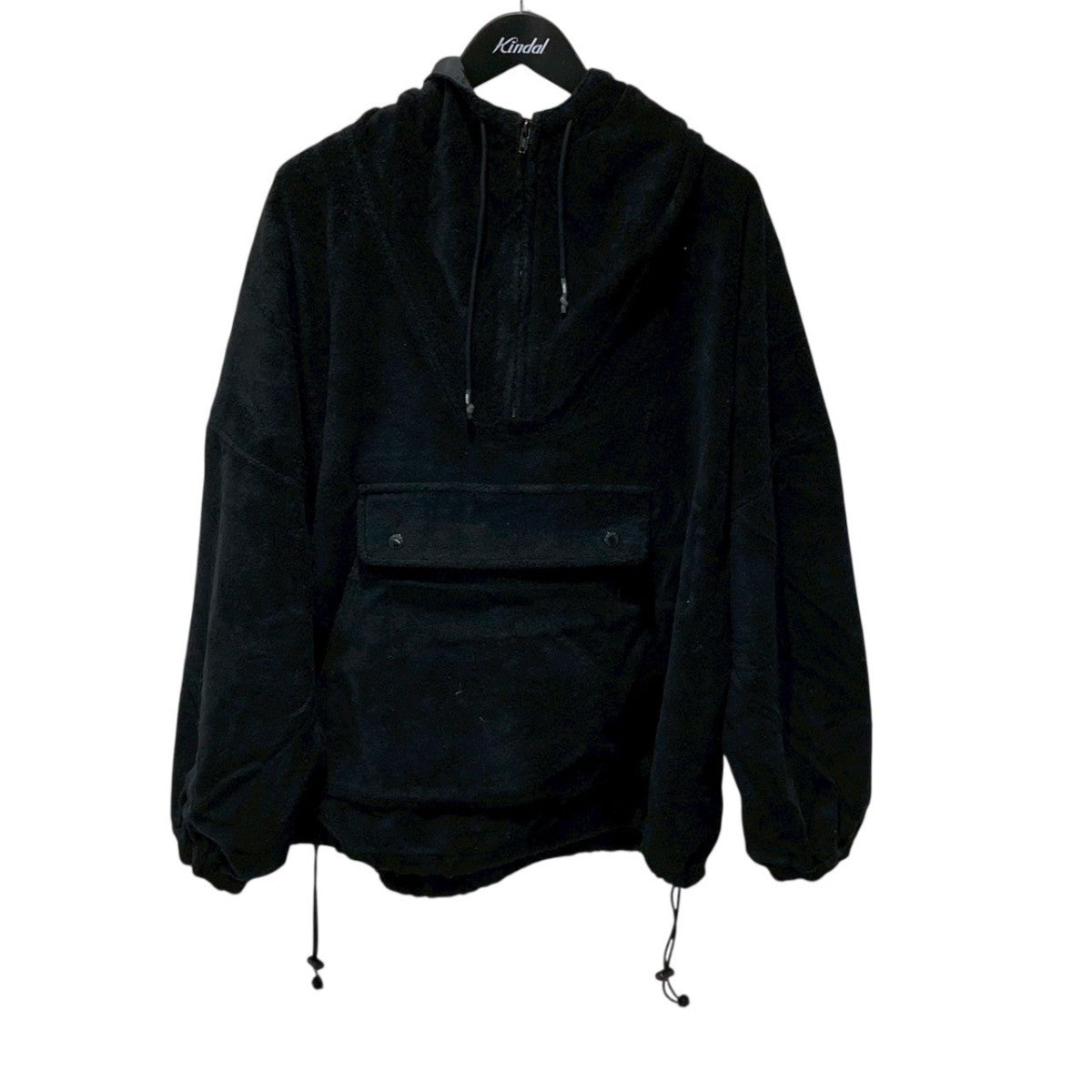 Garment Dyed Cotton Boa Anorak Hoodieアノラックパーカー