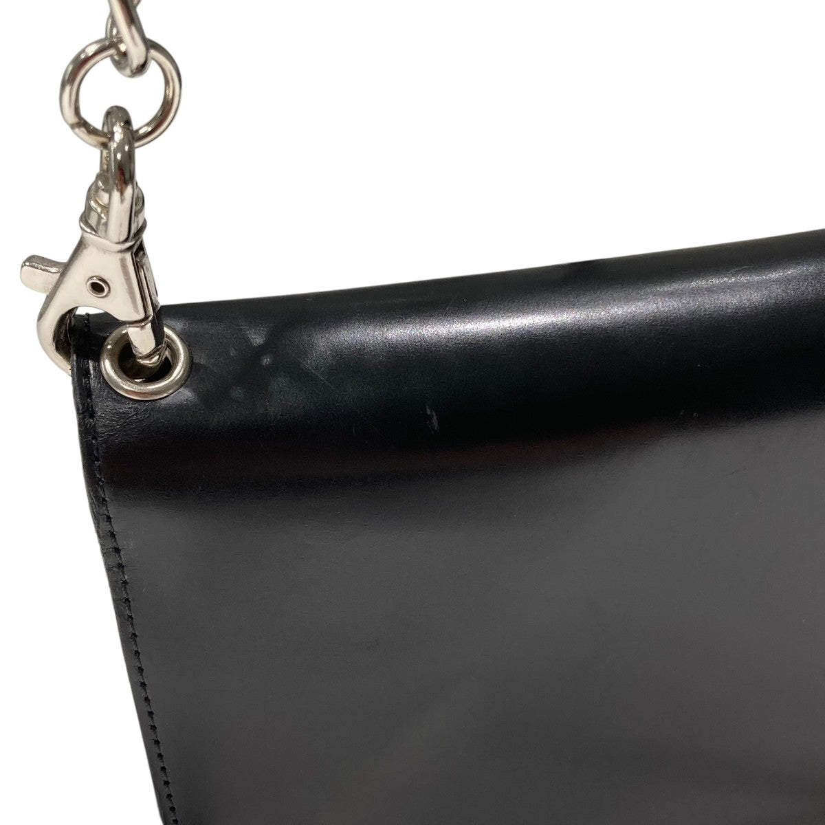 コムデギャルソン ショルダーバッグ チェーン 黒 本革 COMME des GARCONS(コムデギャルソン) チェーンショルダーバッグ