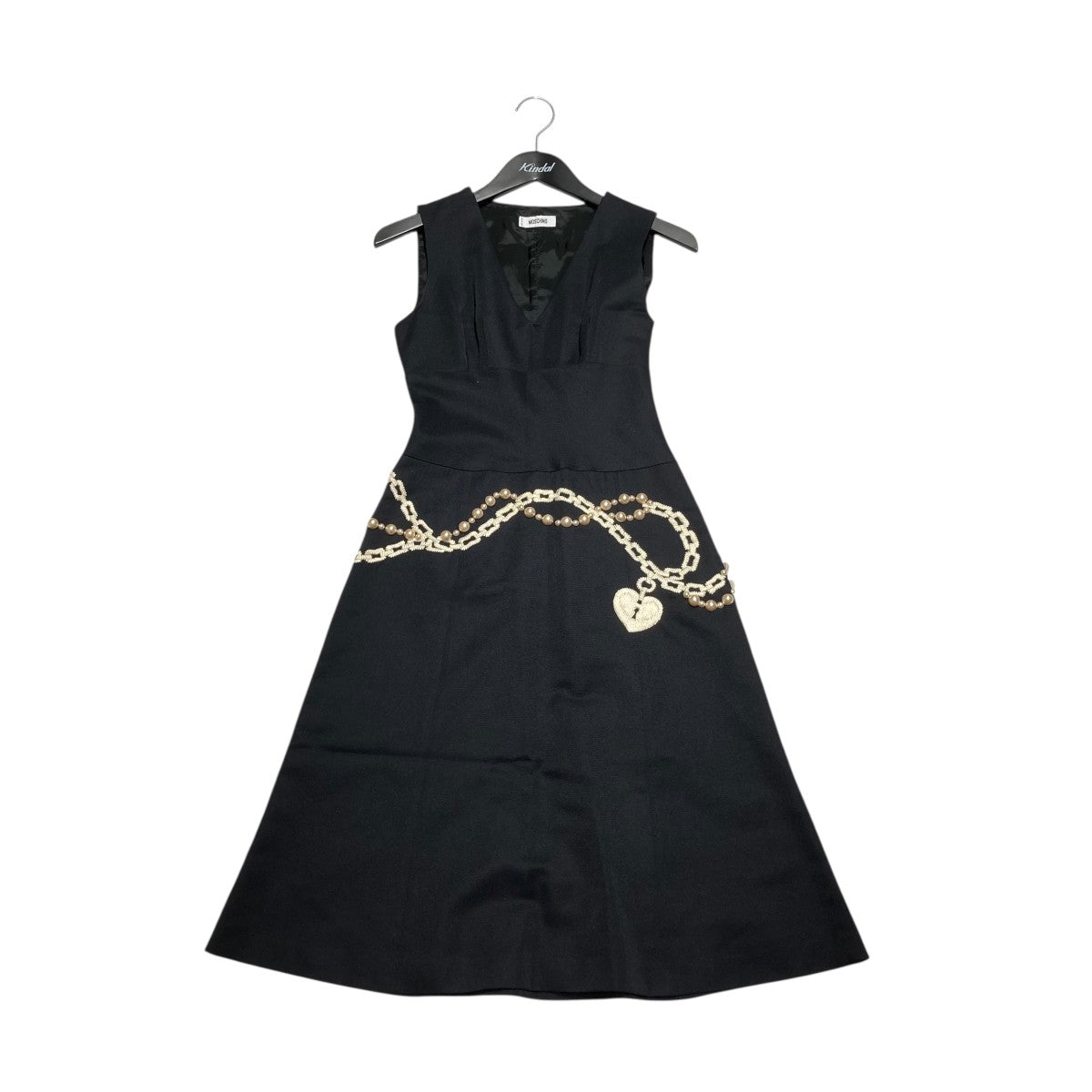 MOSCHINO(モスキーノ) パール装飾ノースリーブワンピース
