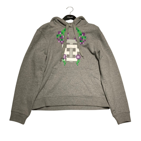BURBERRY×Minecraft 22FWプルオーバーパーカー グレー サイズ M