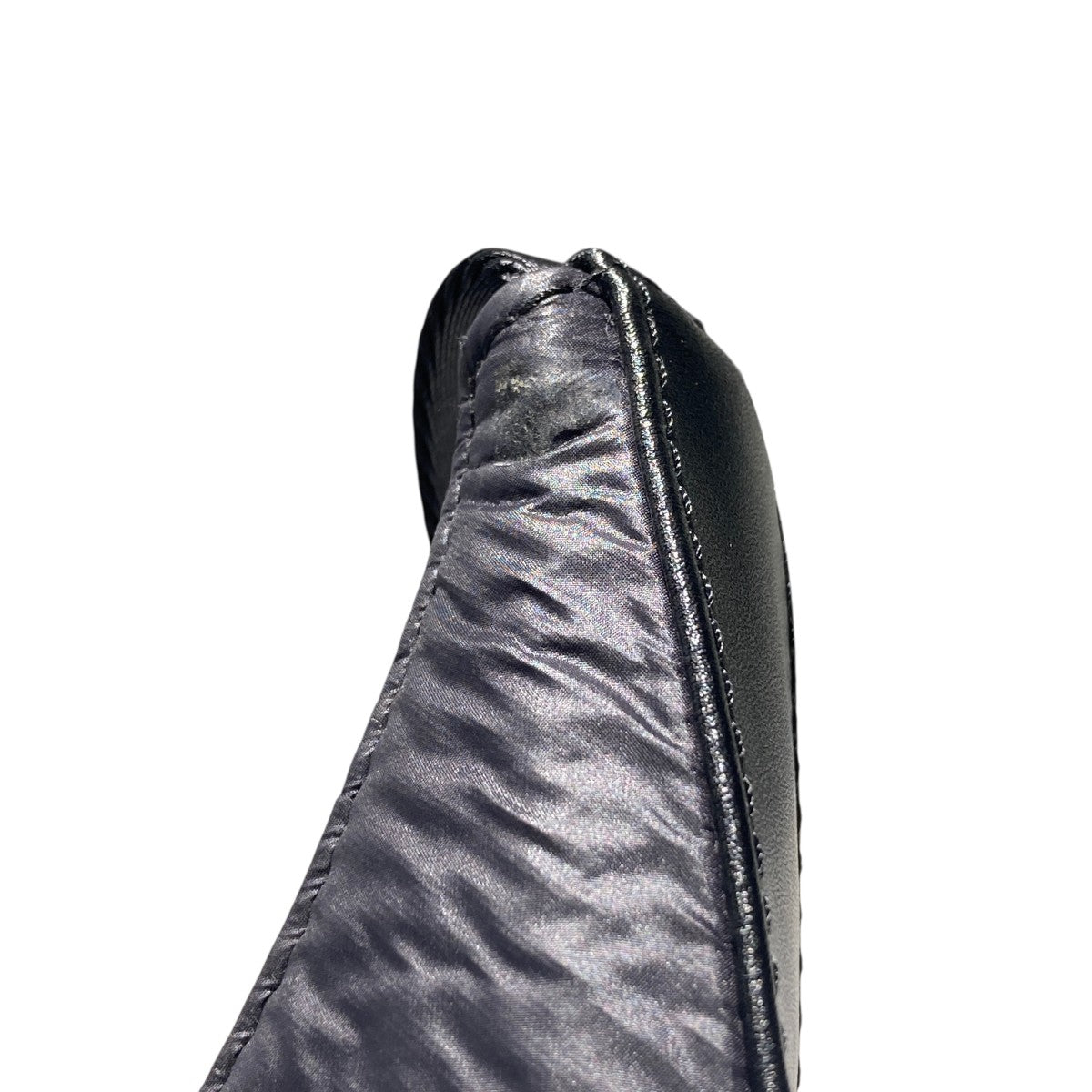 MM6 CRUNCHED トートバッグ ナイロン 黒 SB5ZH0017 MM6 Crunched Nylon Tote In Black SB5ZH0017-T8013-BLACK