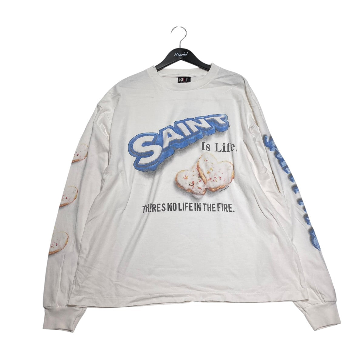 ガ*松様 SAINT MICHAEL セントマイケル　白ロンT Lサイズ SAINT MICHAEL セント マイケル 24AW LS TEE/LOVE UR SAINT