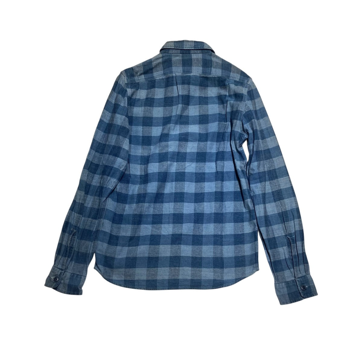 RRL(ダブルアールエル) ストライプシャツ ブルー サイズ M