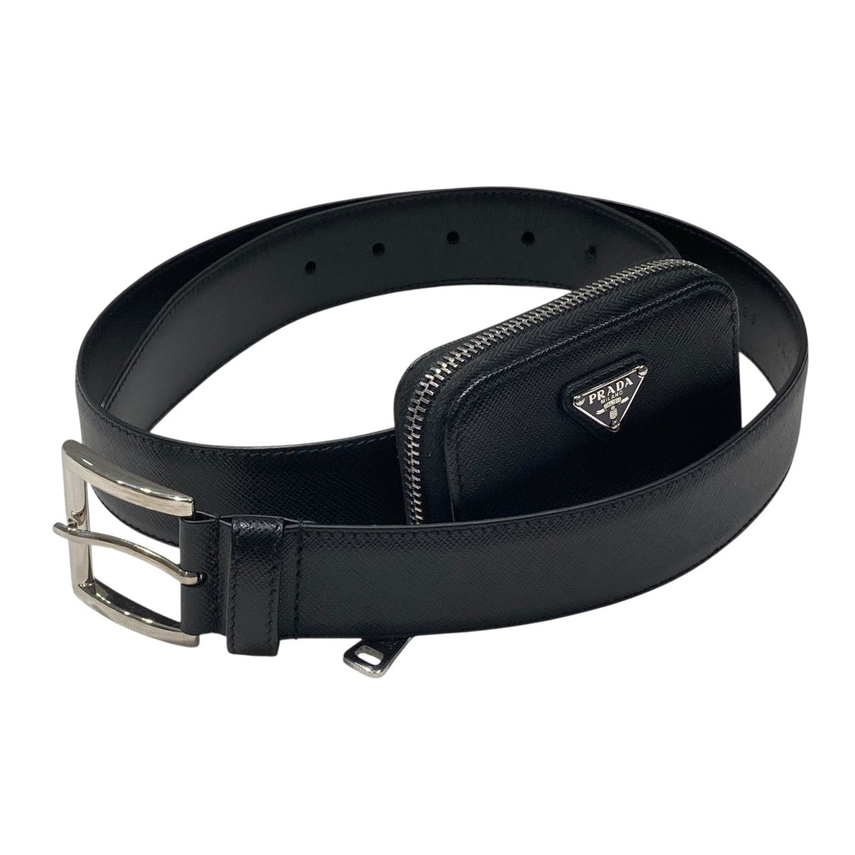 美品★PRADA プラダ ベルト ウエスト80-90cm PRADA(プラダ) ベルト ブラック サイズ 90/36|【公式】カインド