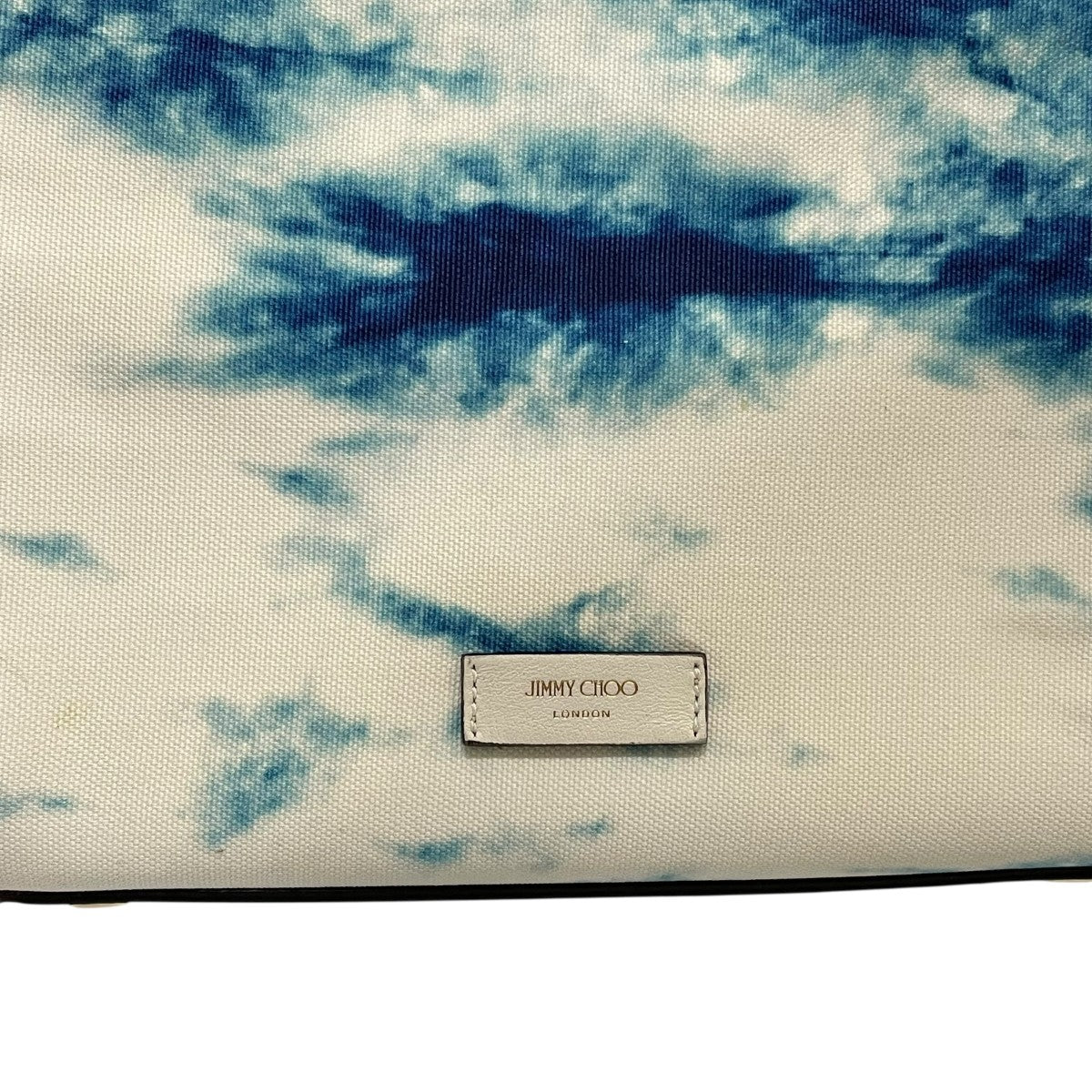 【新品、箱付き】JIMMY CHOO 144NOVA ネイビー 35.5 JIMMY CHOO(ジミーチュウ) MINI N／S マーブルデニム TOTE