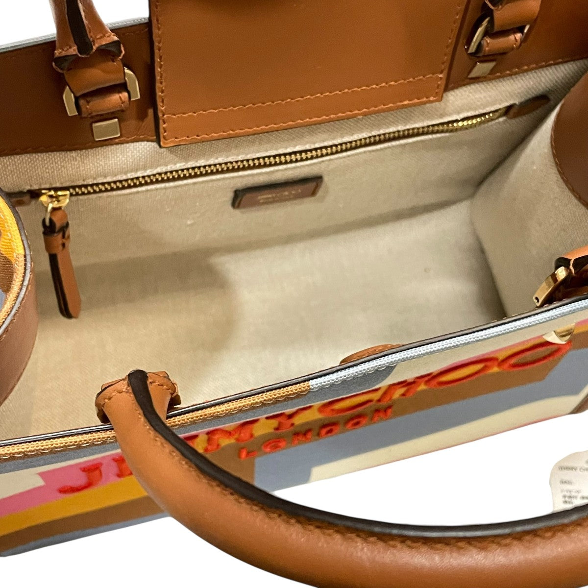 JIMMY CHOO スモールアベニュートートバッグ 古着・中古-4枚目のアイテム画像