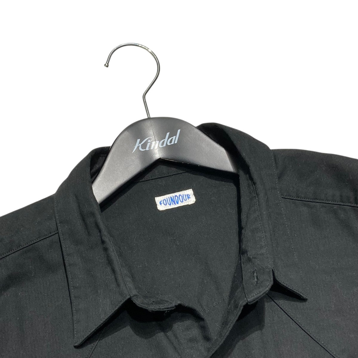 FOUNDOUR ファウンダ WESTERN SHIRT Black 3 サイズ WESTERN SHIRT（ウエスタンシャツ）｜FOUNDOUR（ファウンダ