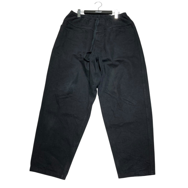 COMOLI 25SS ブラックドリルテーパードパンツ 2 COMOLI(コモリ) 25SSブラックドリル テーパードパンツB01-03009 B01