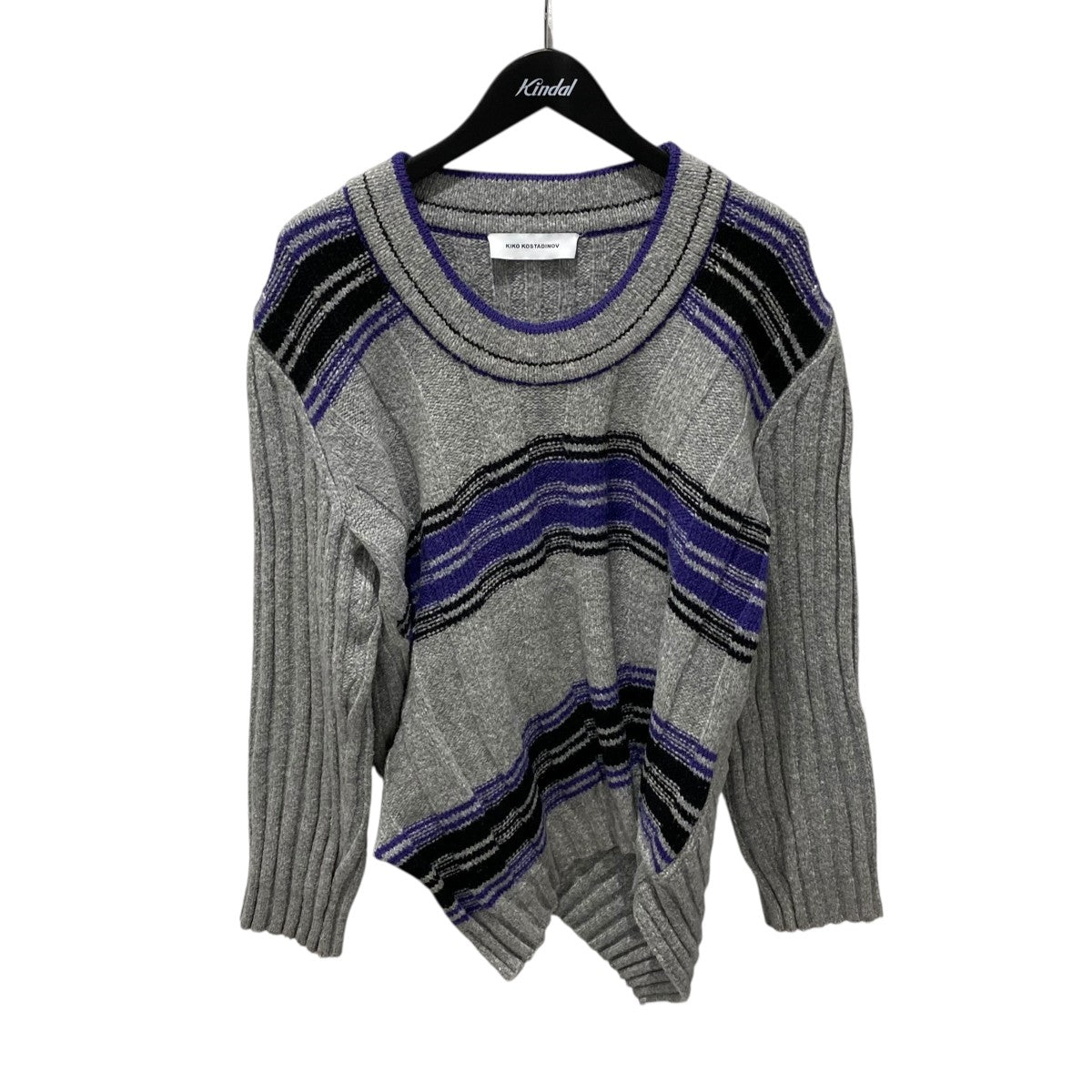 Kiko Kostadinov(キココスタディノフ) 22AWプルオーバーニット グレー