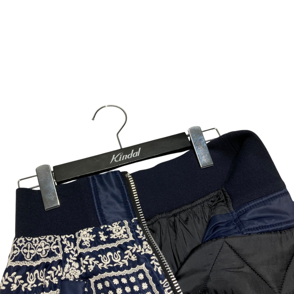 sacai x Reyn Spoonerフリンジニットスカート　ウエストフリー sacai 【新品】 / サカイ | 2024SS Floral Print Skirt プリーツ
