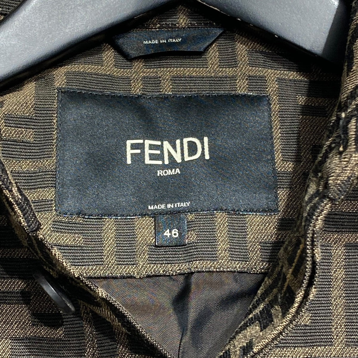 楽天市場】FENDI フェンディ FYZ702 A5QG FF柄 半袖ニットシャツ