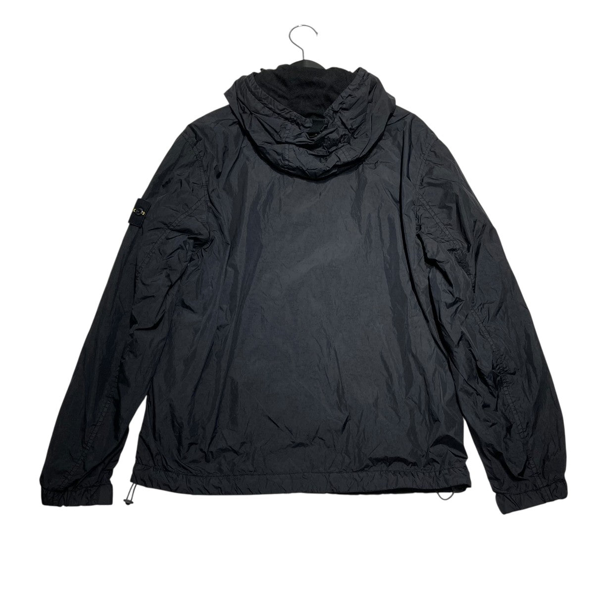 STONE  ブラックジャケット　タグ付き STONE ISLAND 25AWモデル ストーンアイランド バッジワッペン