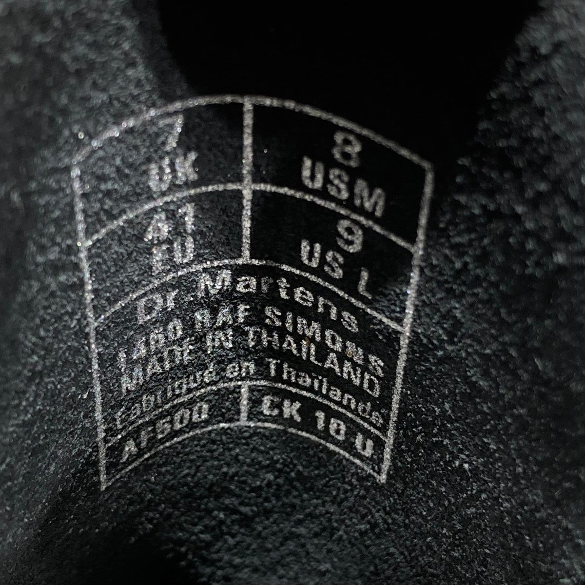 Dr．Martens×RAF SIMONS レースアップブーツ25926001 25926001