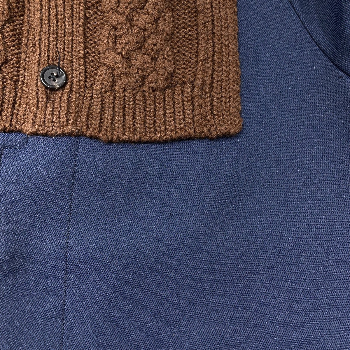 KOLOR(カラー) ニットドッキングコート21wcm-c01101 21wcm-c01101