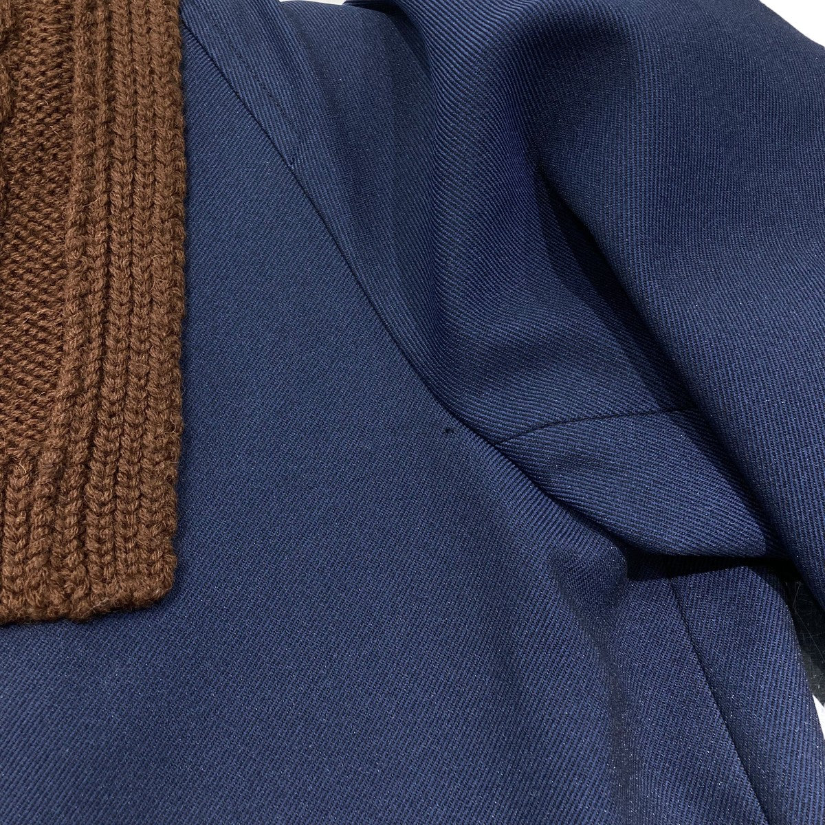 KOLOR(カラー) ニットドッキングコート21wcm-c01101 21wcm-c01101