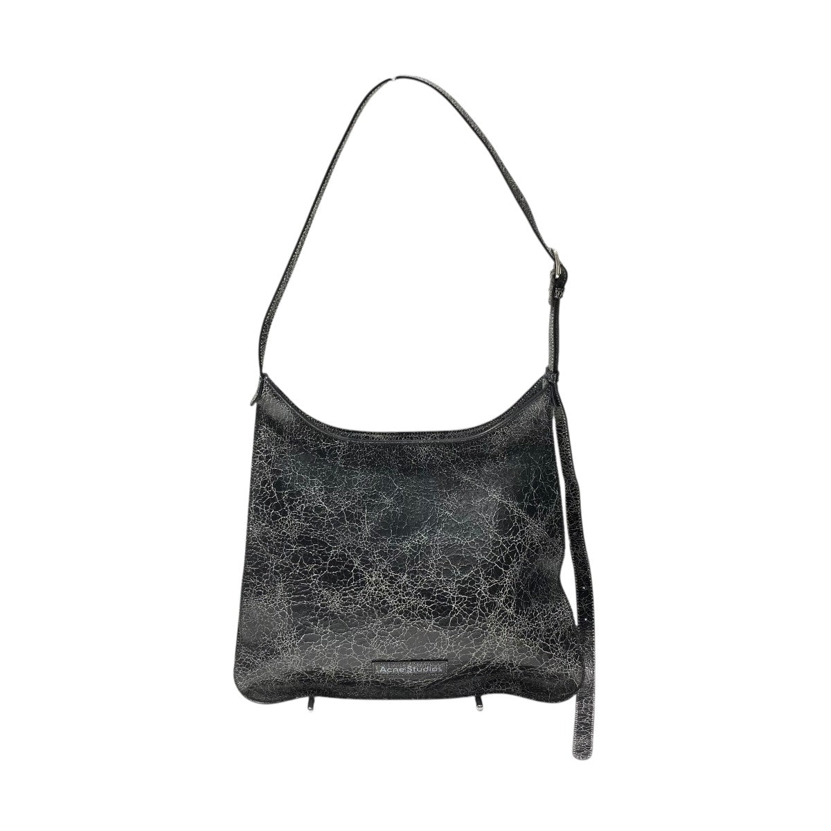 ACNE STUDIOS クラックル加工レザーショルダーバッグ 古着・中古-1枚目のアイテム画像