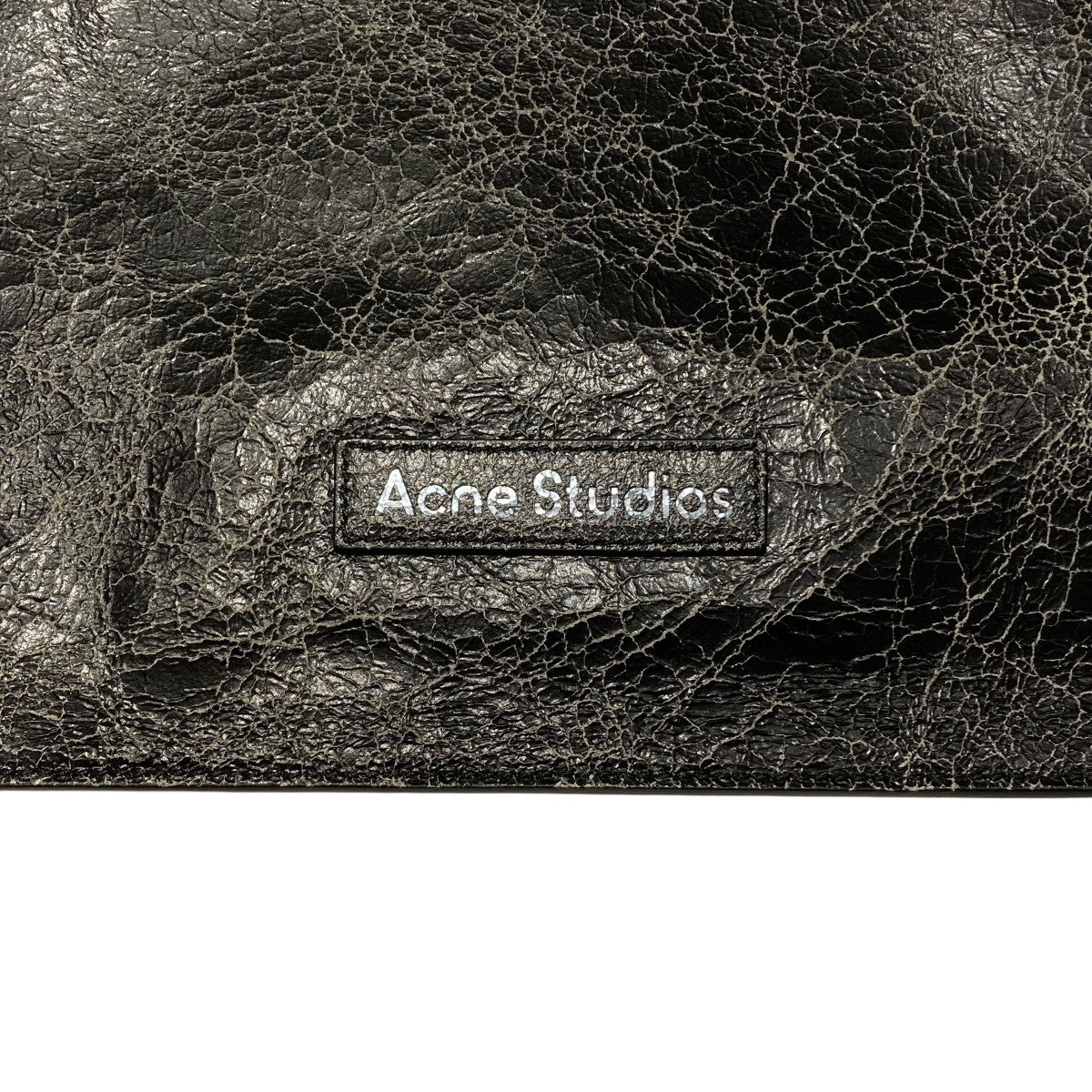 ACNE STUDIOS クラックル加工レザーショルダーバッグ 古着・中古-6枚目のアイテム画像