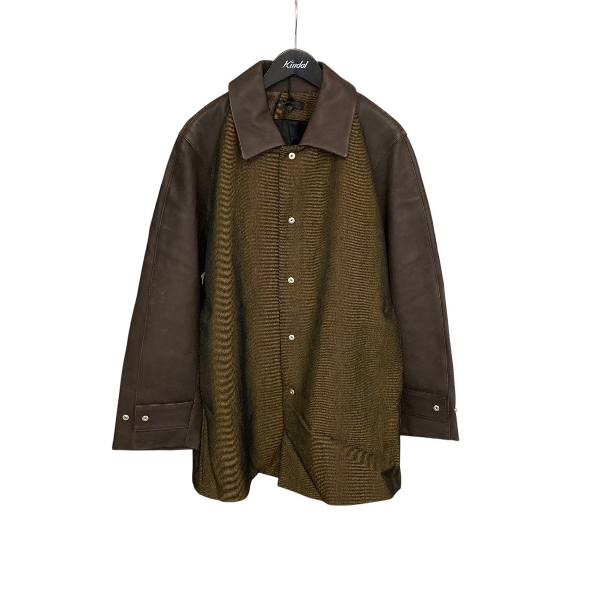 Omar Afridi(オマールアフリディ) 24AWCAR COATウールコート ブラウン