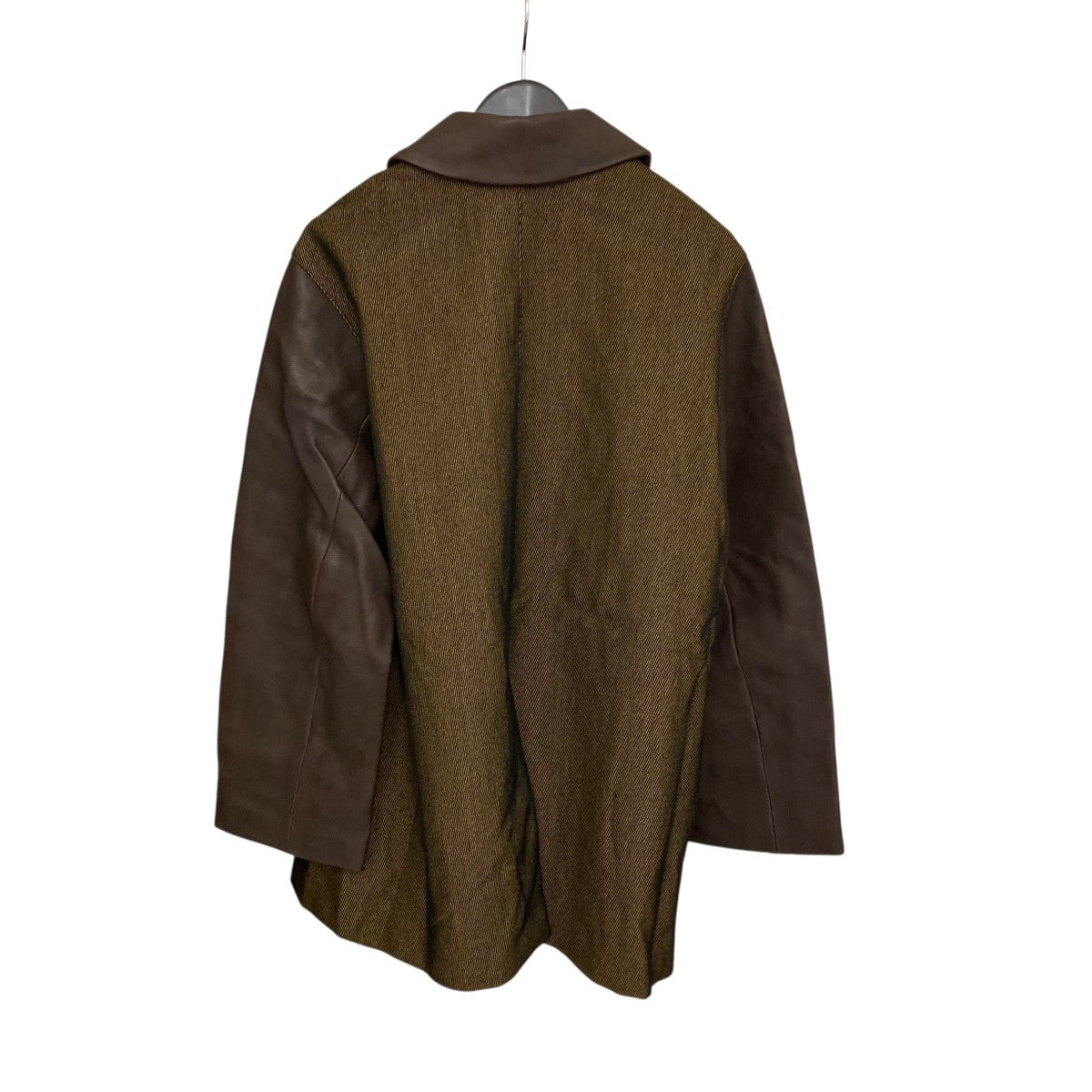 Omar Afridi(オマールアフリディ) 24AWCAR COATウールコート ブラウン