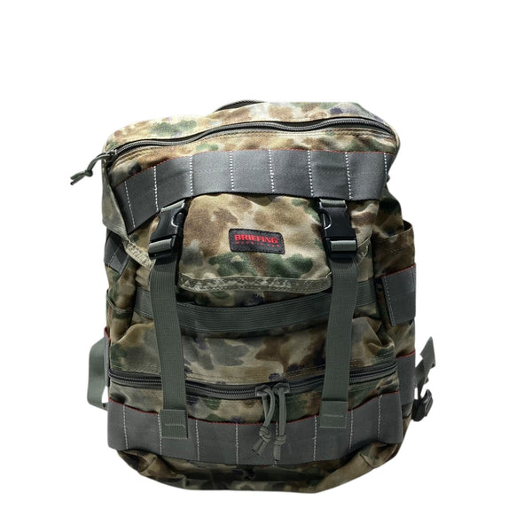 【値下げ】BRIEFING SIMPLE FLAP COYOTE BRIEFING(ブリーフィング) SIMPLE FLAPカモフラージュリュック カーキ