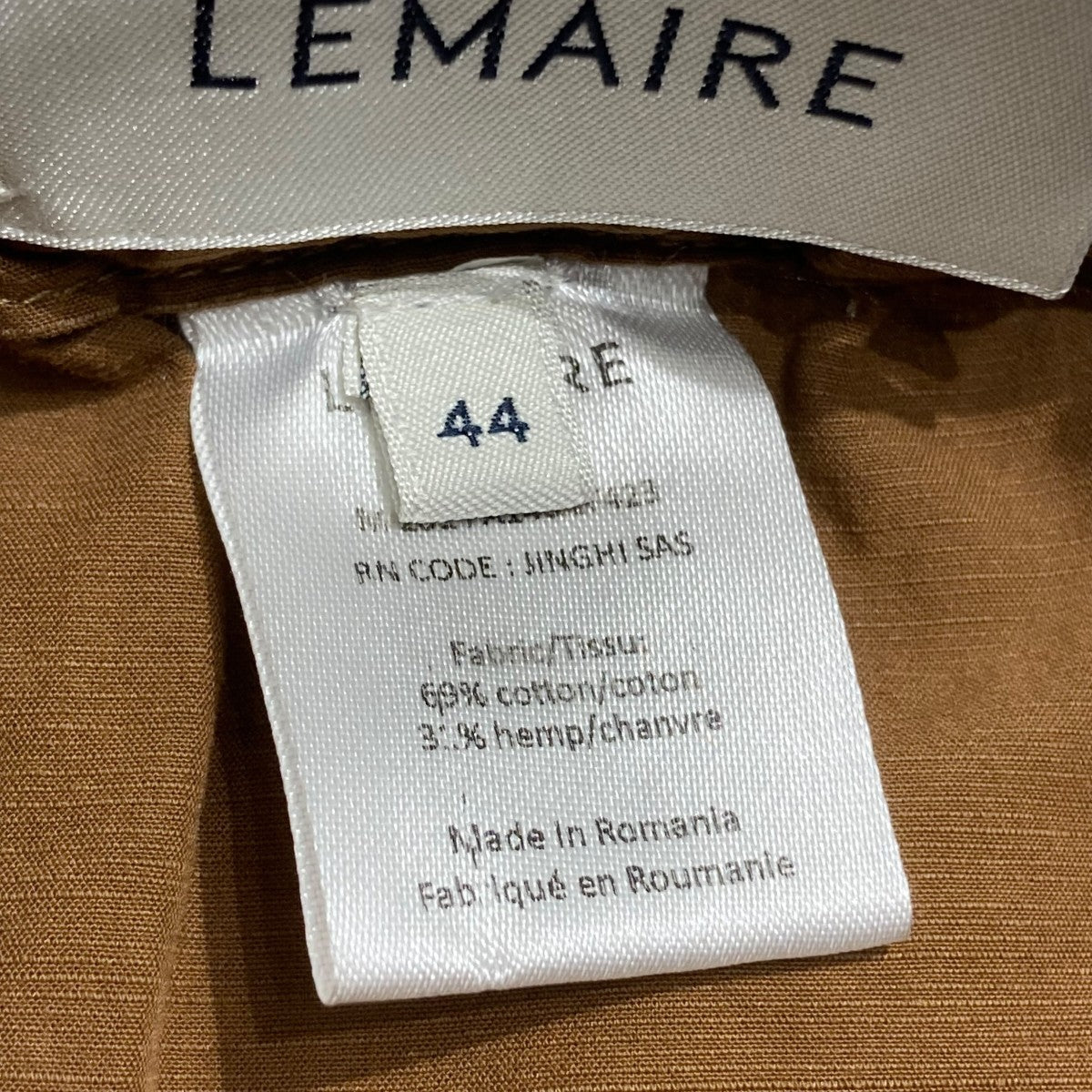 【関税込み】LEMAIRE ベージュ Soft リブ ラウンジパンツ LEMAIRE(ルメール) JINGHI SASイージーパンツM201 PA146 M201