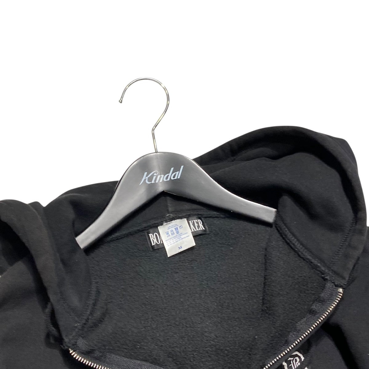 jin dogg×Board Breaker Cross Logo Hoodieジップパーカー ブラック